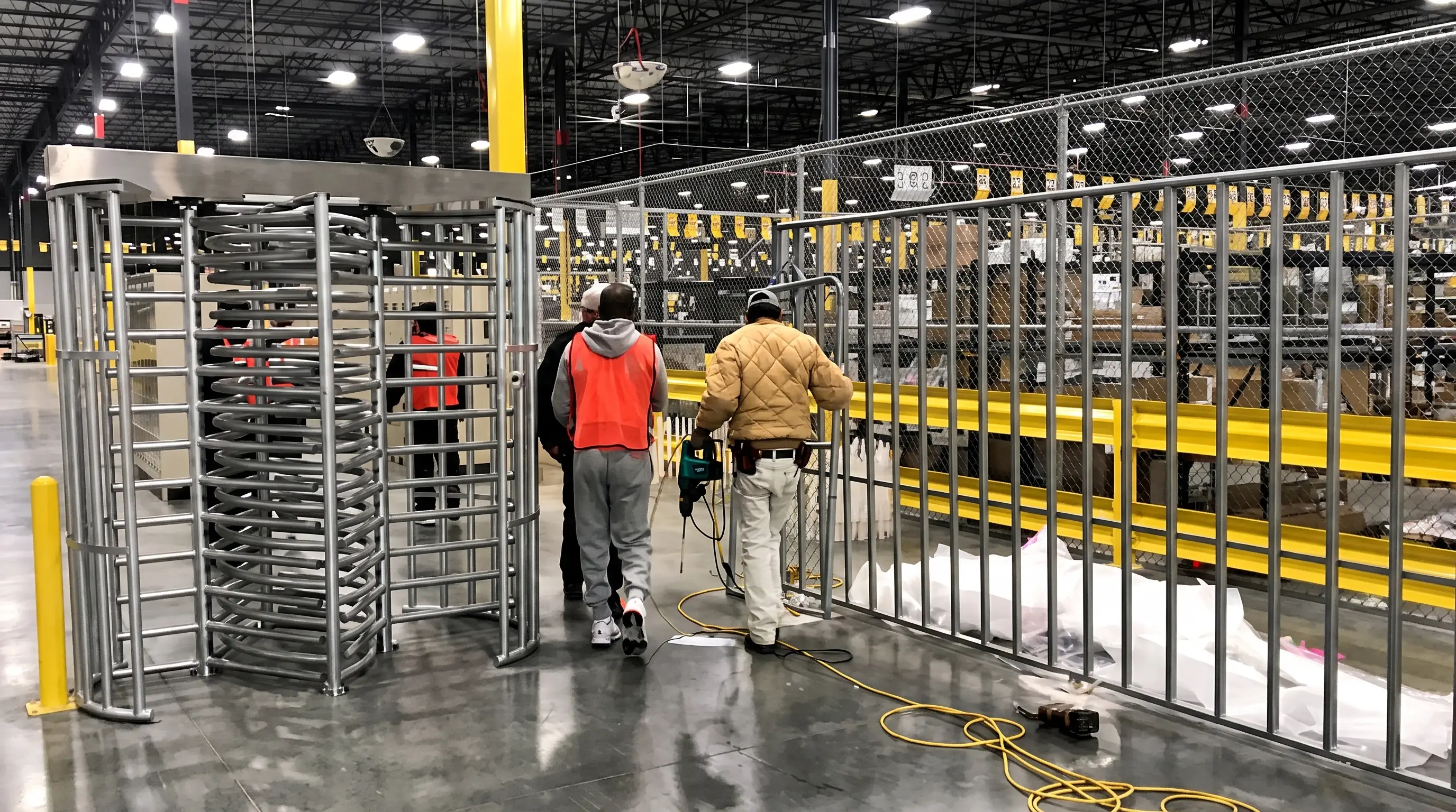 Commercial fencing project